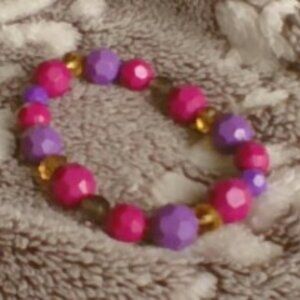 Handcrafted Beaded Bracelet 💜